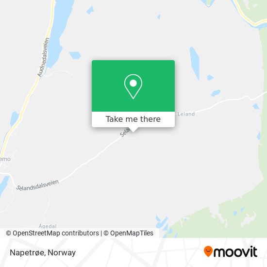 Napetrøe map