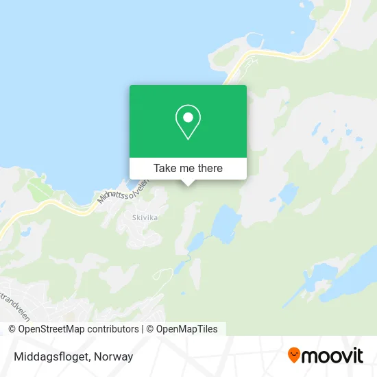Middagsfloget map