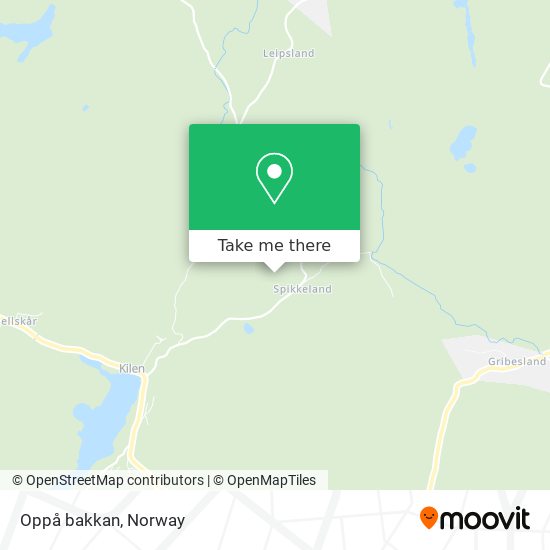 Oppå bakkan map