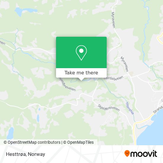 Hesttrøa map