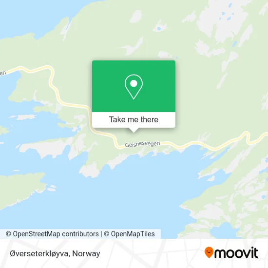 Øverseterkløyva map