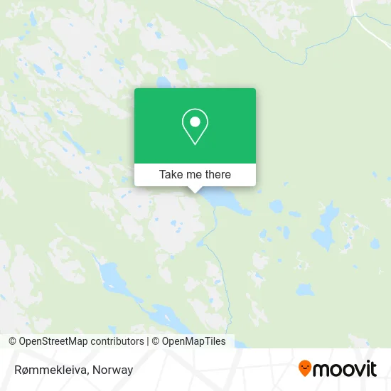 Rømmekleiva map