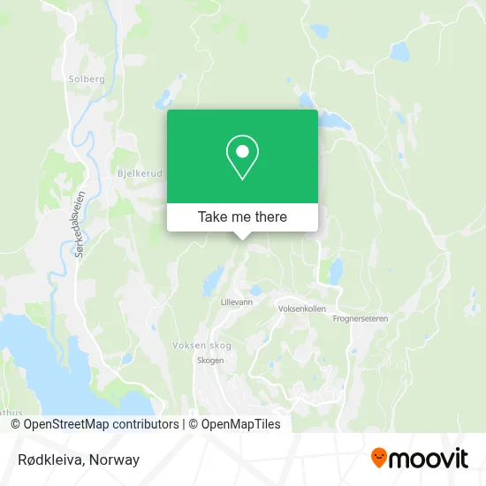 Rødkleiva map