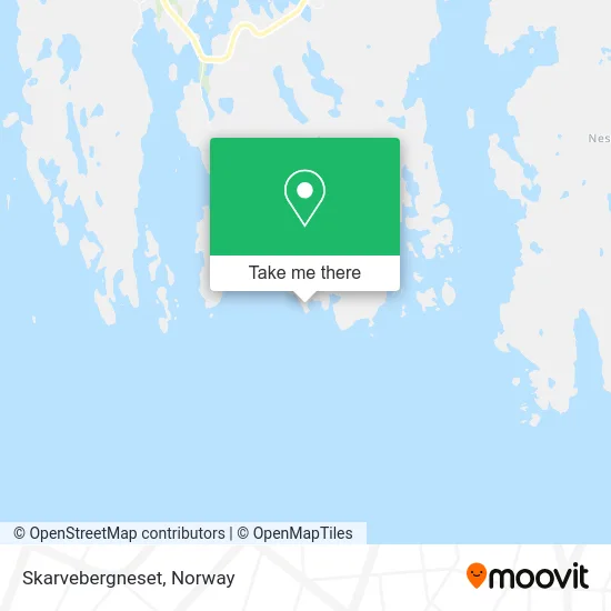 Skarvebergneset map