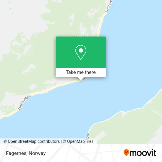 Fagernes map