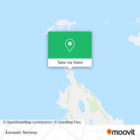 Åsneset map