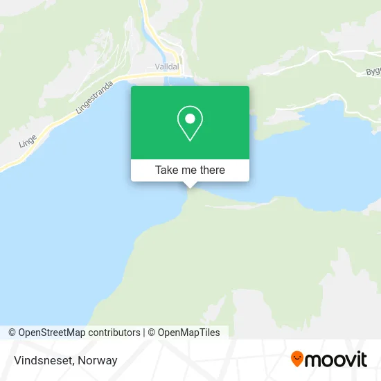 Vindsneset map
