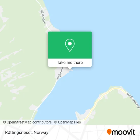 Røttingsneset map