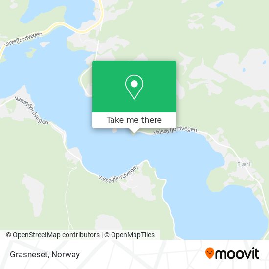 Grasneset map