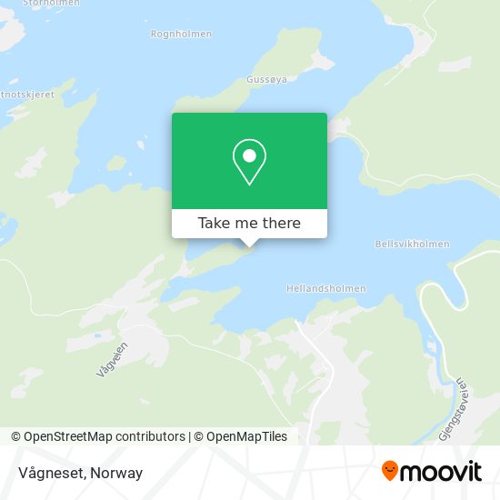 Vågneset map