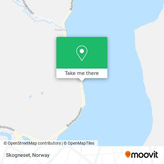 Skogneset map