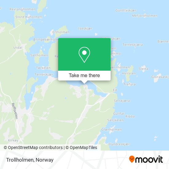 Trollholmen map