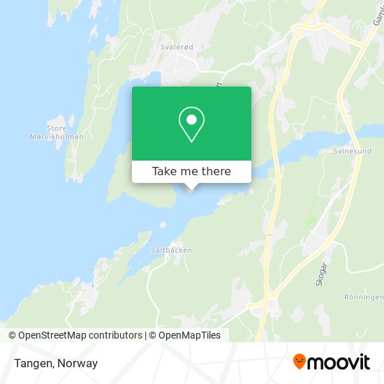 Tangen map