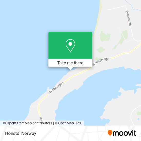 Honstø map