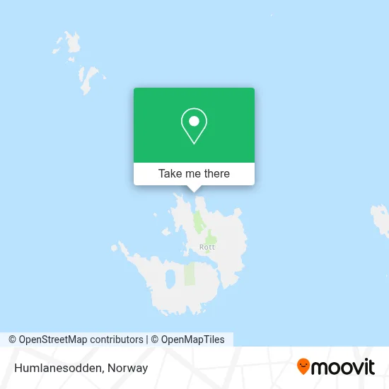 Humlanesodden map