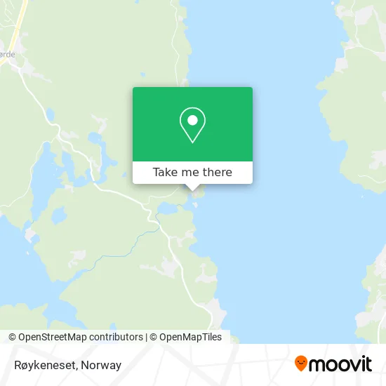 Røykeneset map