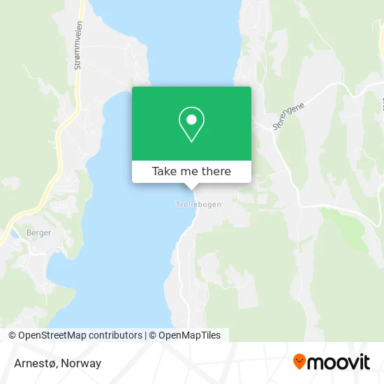 Arnestø map