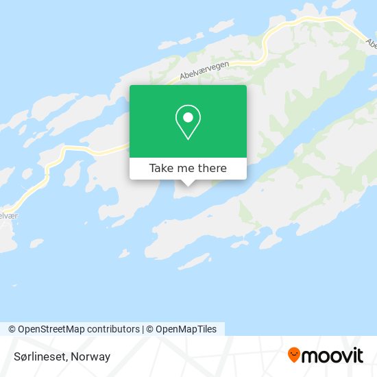 Sørlineset map