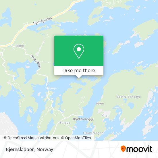 Bjørnslappen map