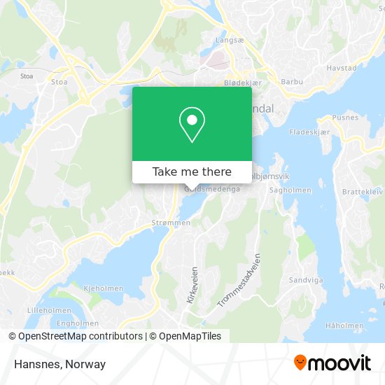 Hansnes map