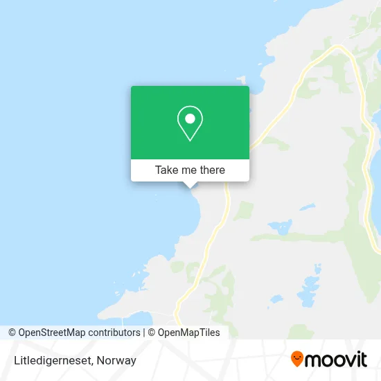 Litledigerneset map