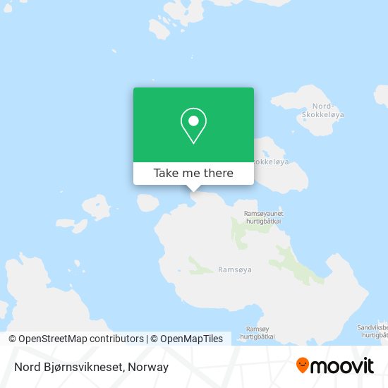 Nord Bjørnsvikneset map