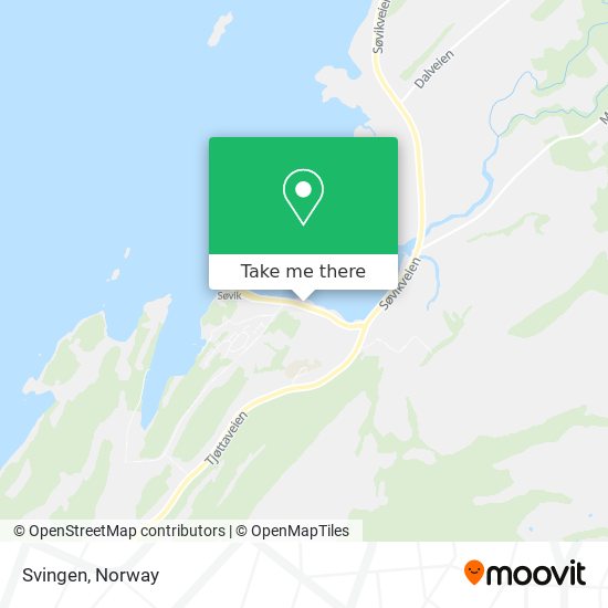 Svingen map