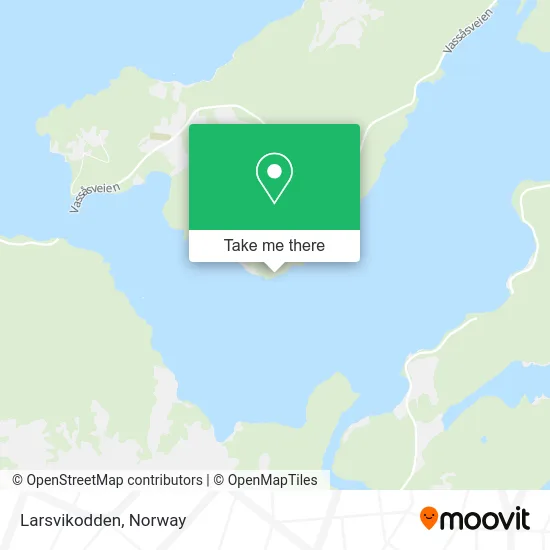 Larsvikodden map