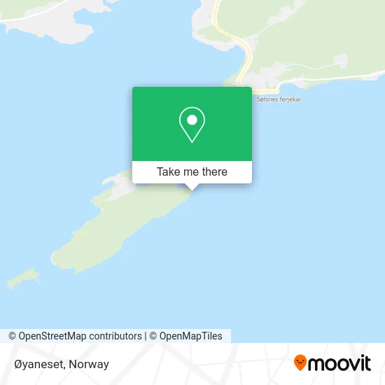 Øyaneset map