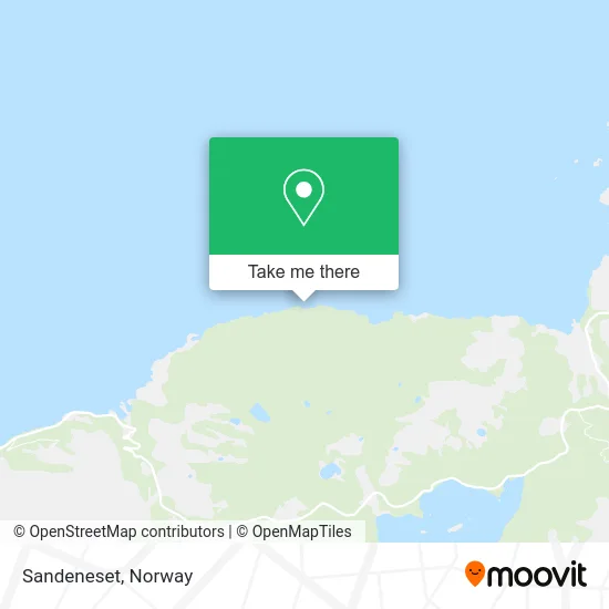 Sandeneset map