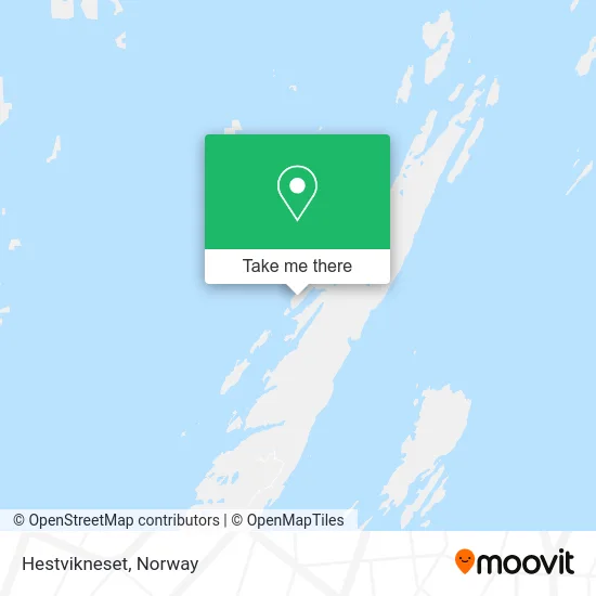 Hestvikneset map
