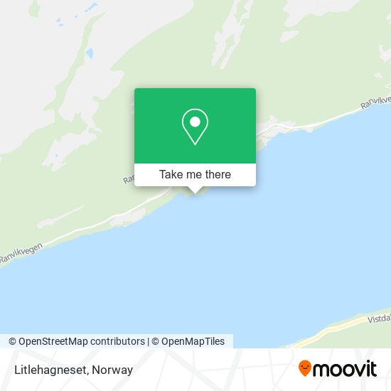 Litlehagneset map