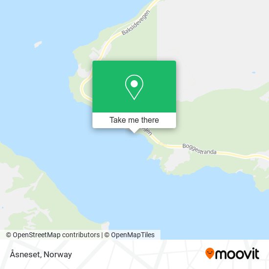 Åsneset map