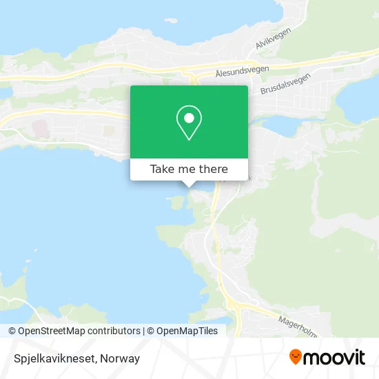 Spjelkavikneset map