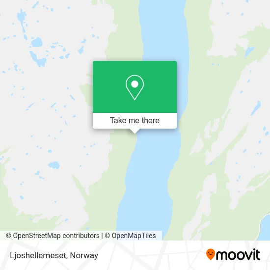 Ljoshellerneset map