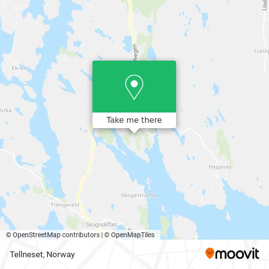 Tellneset map