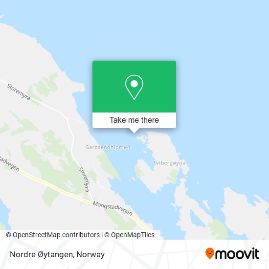 Nordre Øytangen map