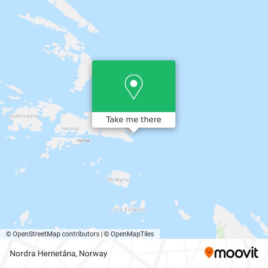 Nordra Hernetåna map