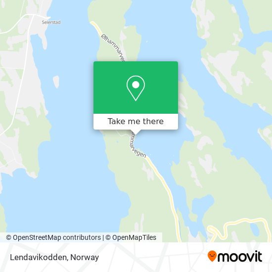 Lendavikodden map