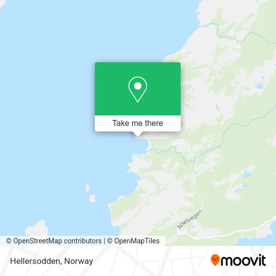 Hellersodden map