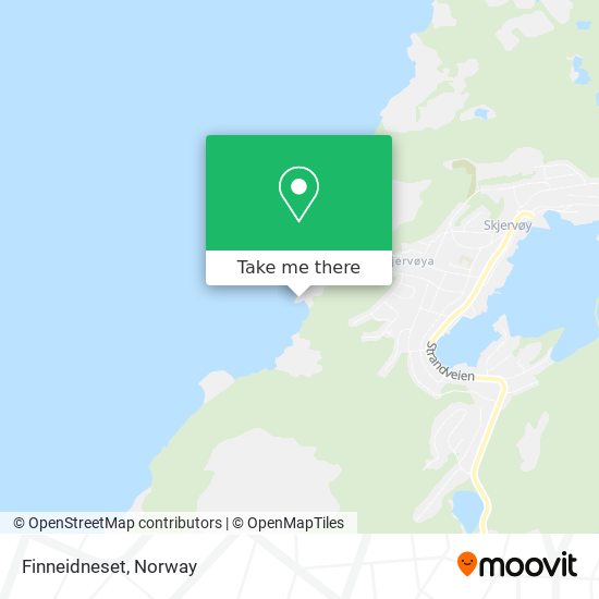 Finneidneset map