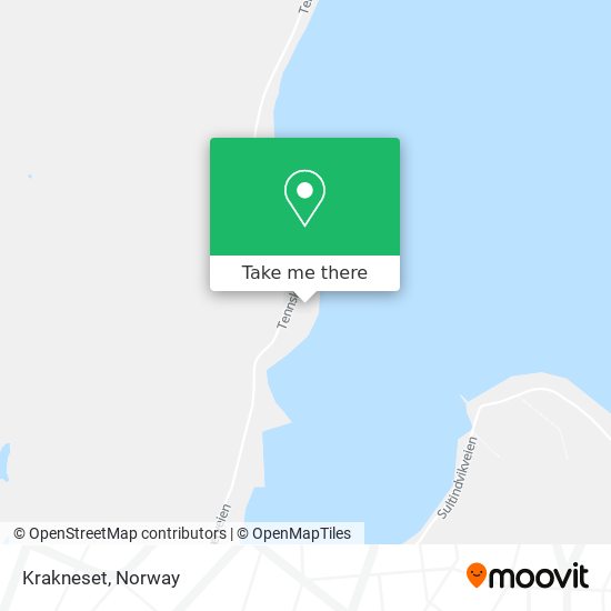 Krakneset map