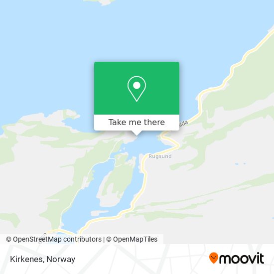 Kirkenes map