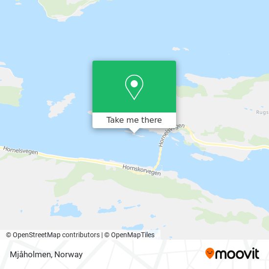 Mjåholmen map