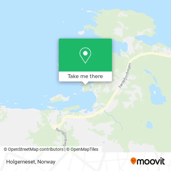 Holgerneset map