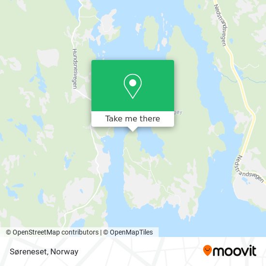 Søreneset map