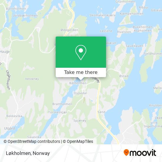 Løkholmen map