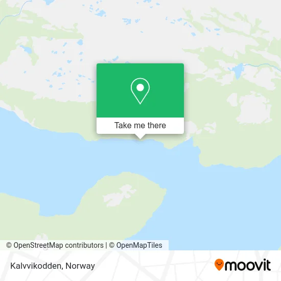 Kalvvikodden map
