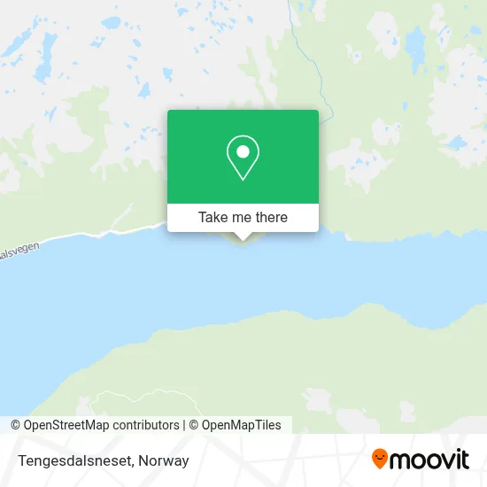 Tengesdalsneset map