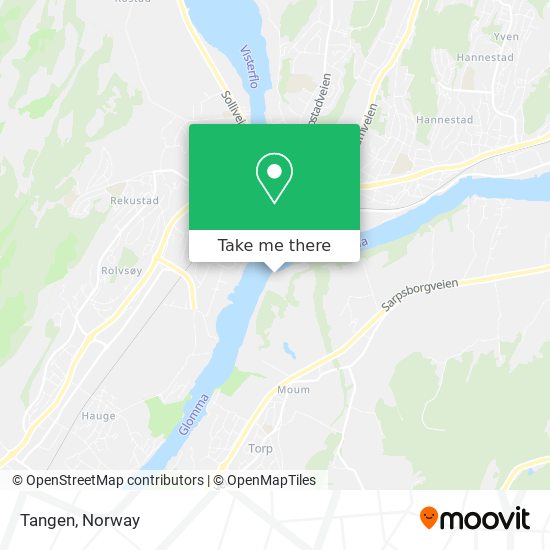 Tangen map